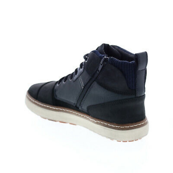 Geox U Mattias B Abx  Mens Black Leather Ankle Boots - Picture 3 of 15